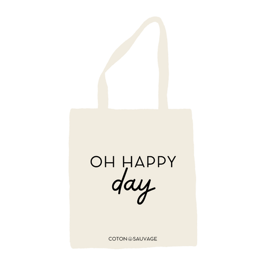 Tote Bag "OH HAPPY DAY"