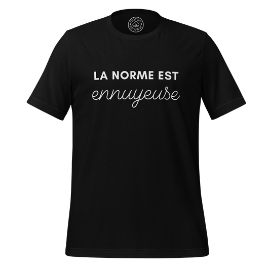 LA NORME EST ENNUYEUSE