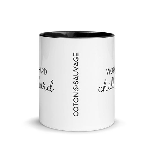 MUG "WORK HARD CHILL HARD"