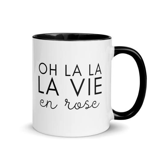 MUG "OH LA LA LA VIE EN ROSE"