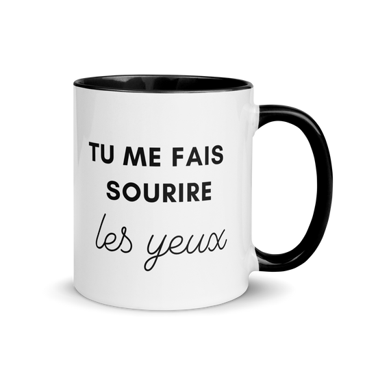 MUG "TU ME FAIS SOURIRE LES YEUX"